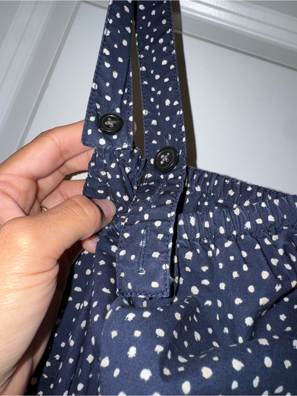 J. Crew Tiered midi dress with convertible straps in dot - Large - Picture 5 of 5